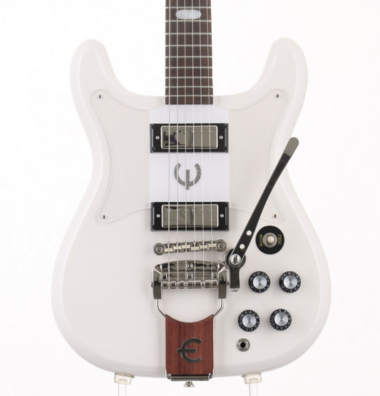 [SN 21111527649] USED Epiphone by Gibson / Crestwood Custom Tremotone Polaris White [2.82kg / made in 2021] Epiphone [08]