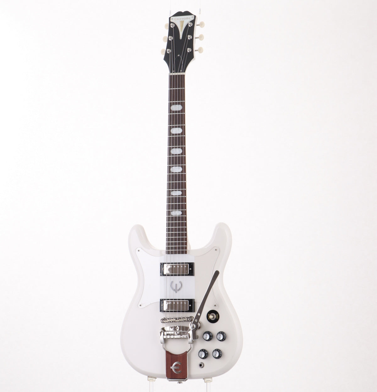 [SN 21111527649] USED Epiphone by Gibson / Crestwood Custom Tremotone Polaris White [2.82kg / made in 2021] Epiphone [08]