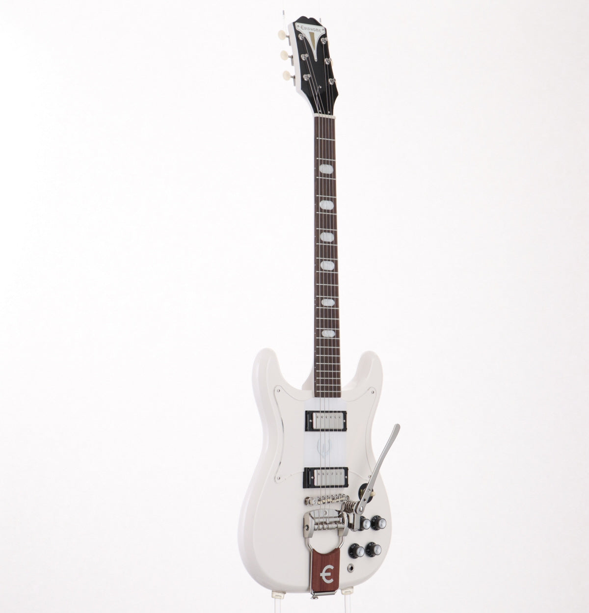 [SN 21111527649] USED Epiphone by Gibson / Crestwood Custom Tremotone Polaris White [2.82kg / made in 2021] Epiphone [08]