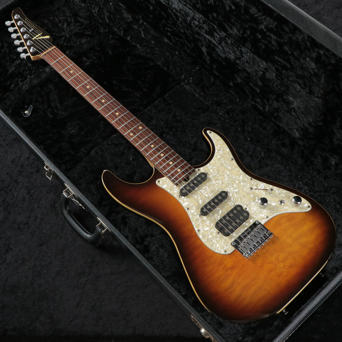 [SN 05-16-01P] USED Tom Anderson / Hollow Drop Top Classic Desert Sunset with Binding [03]