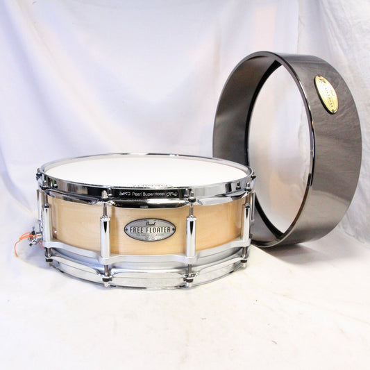 USED PEARL / US1450F/T FREEFLOATING 14x5 Pearl snare drum shell included [08]