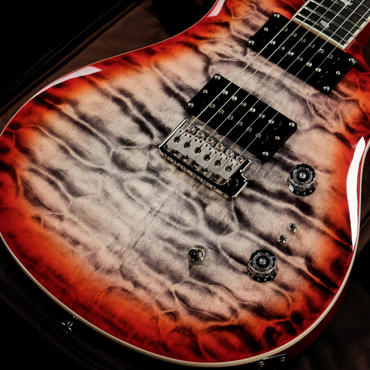 [SN G053143] USED PRS SE / Custom24-08 Quilt Package Charcoal Cherry Burst [05]