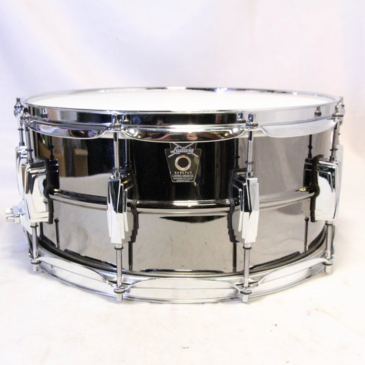 USED LUDWIG / LB417 Black Beauty 14x6.5 RADIC Black Beauty Snare Drum [08]