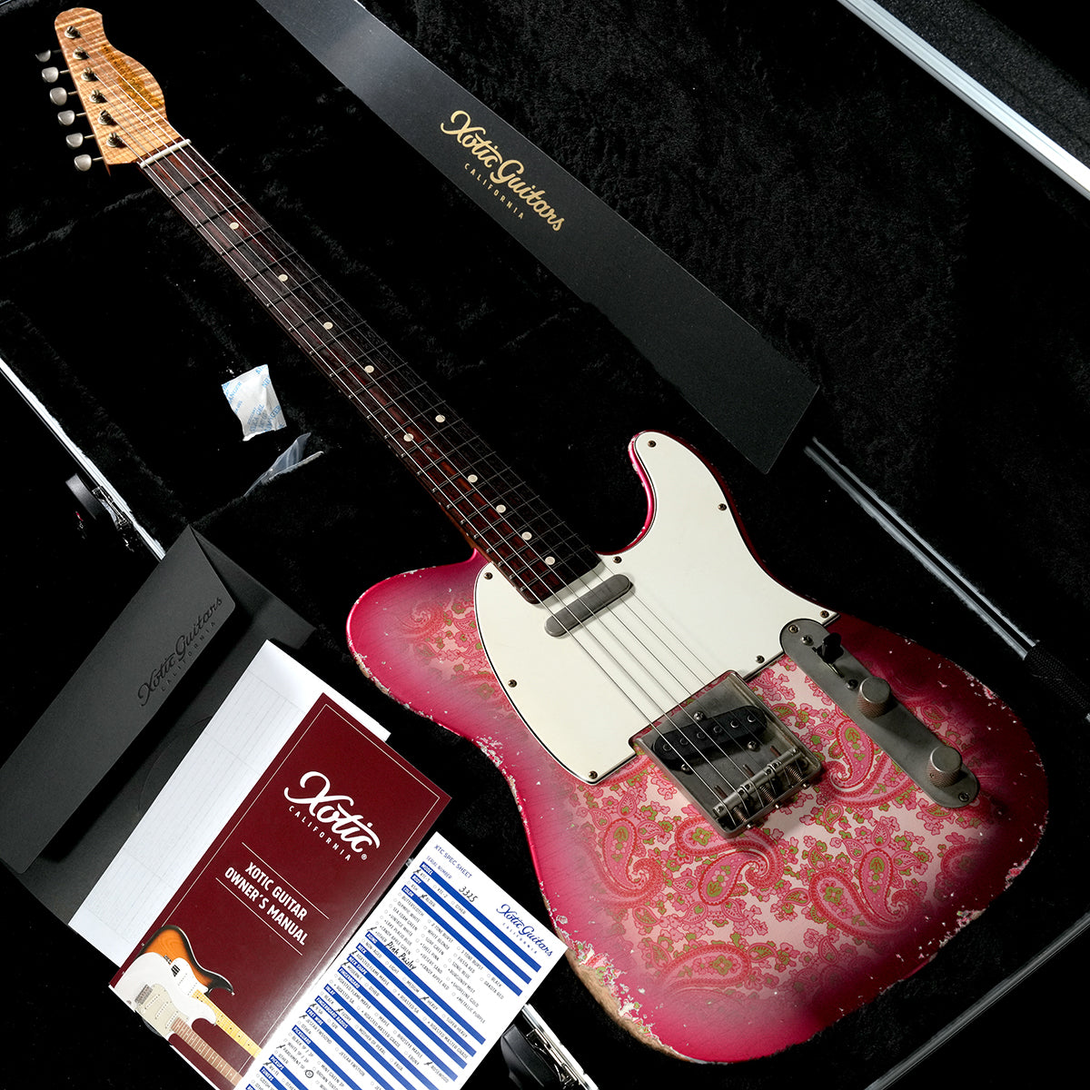 [SN 3325] USED XOTIC / XTC-1 Pink Paisley Heavy Aged [05]