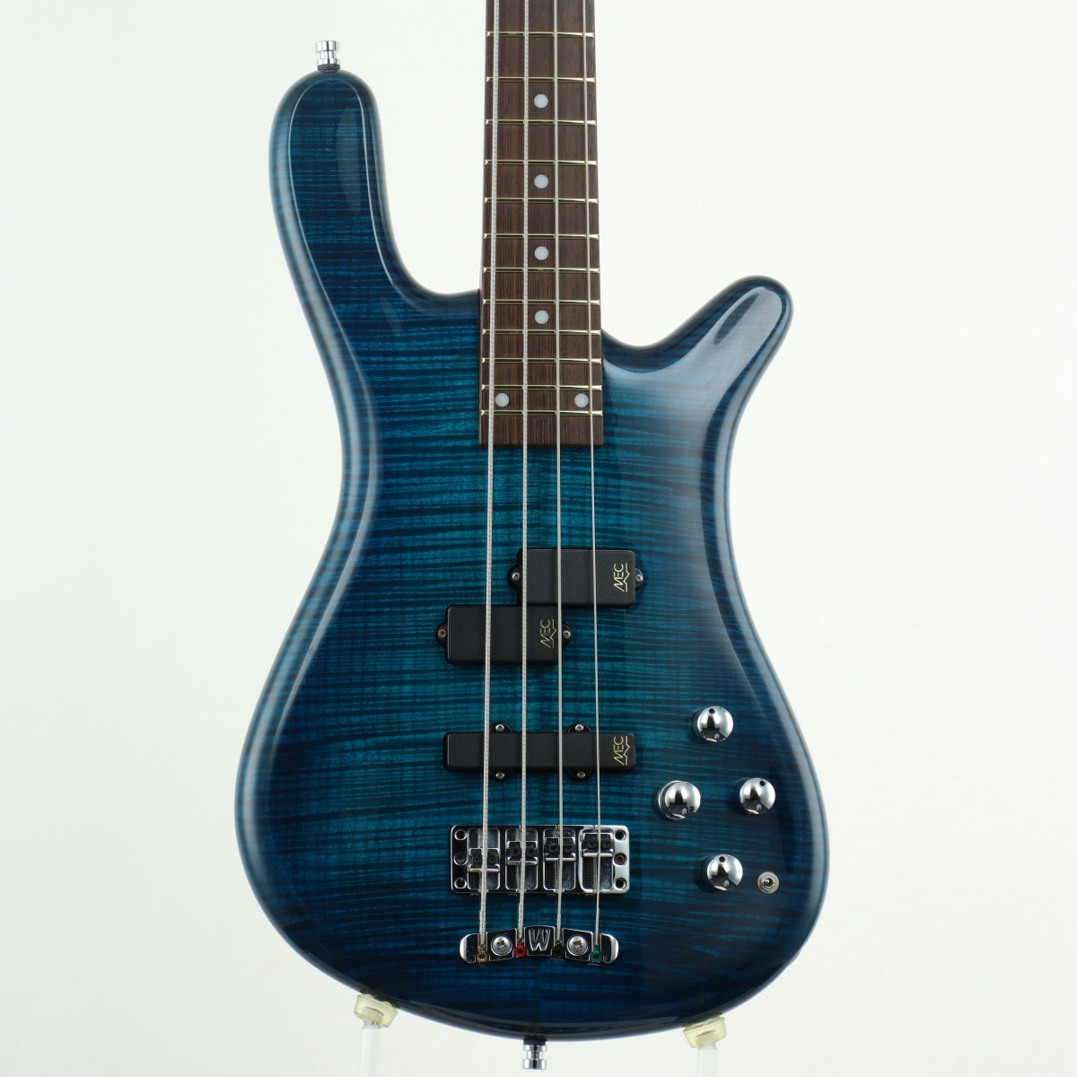 [SN K 159993 13] USED Warwick Warwick / Custom Shop Streamer LX AAA Flame Maple Body w/Blue LED Lagoon Blue Burst [11]