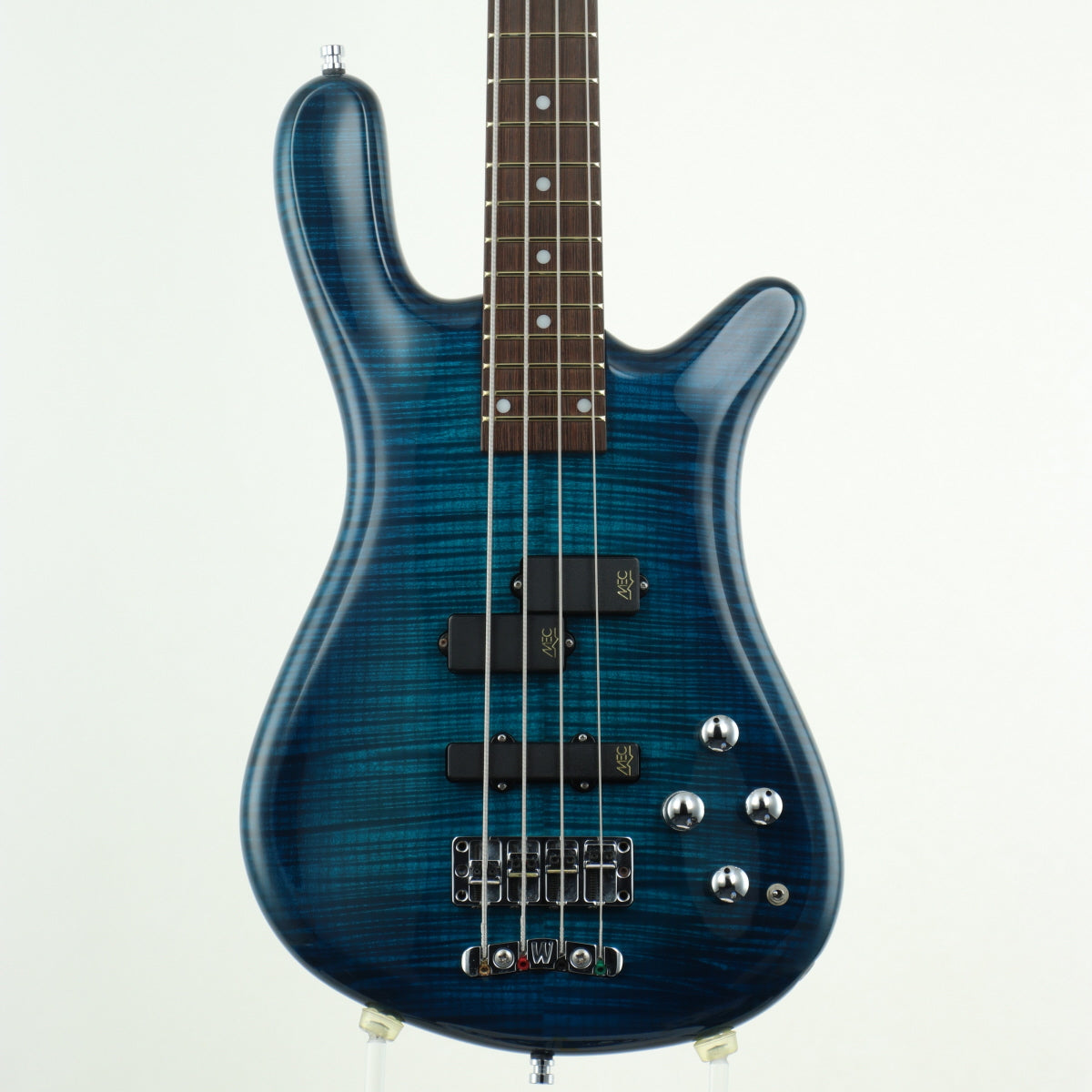 [SN K 159993 13] USED Warwick Warwick / Custom Shop Streamer LX AAA Flame Maple Body w/Blue LED Lagoon Blue Burst [11]