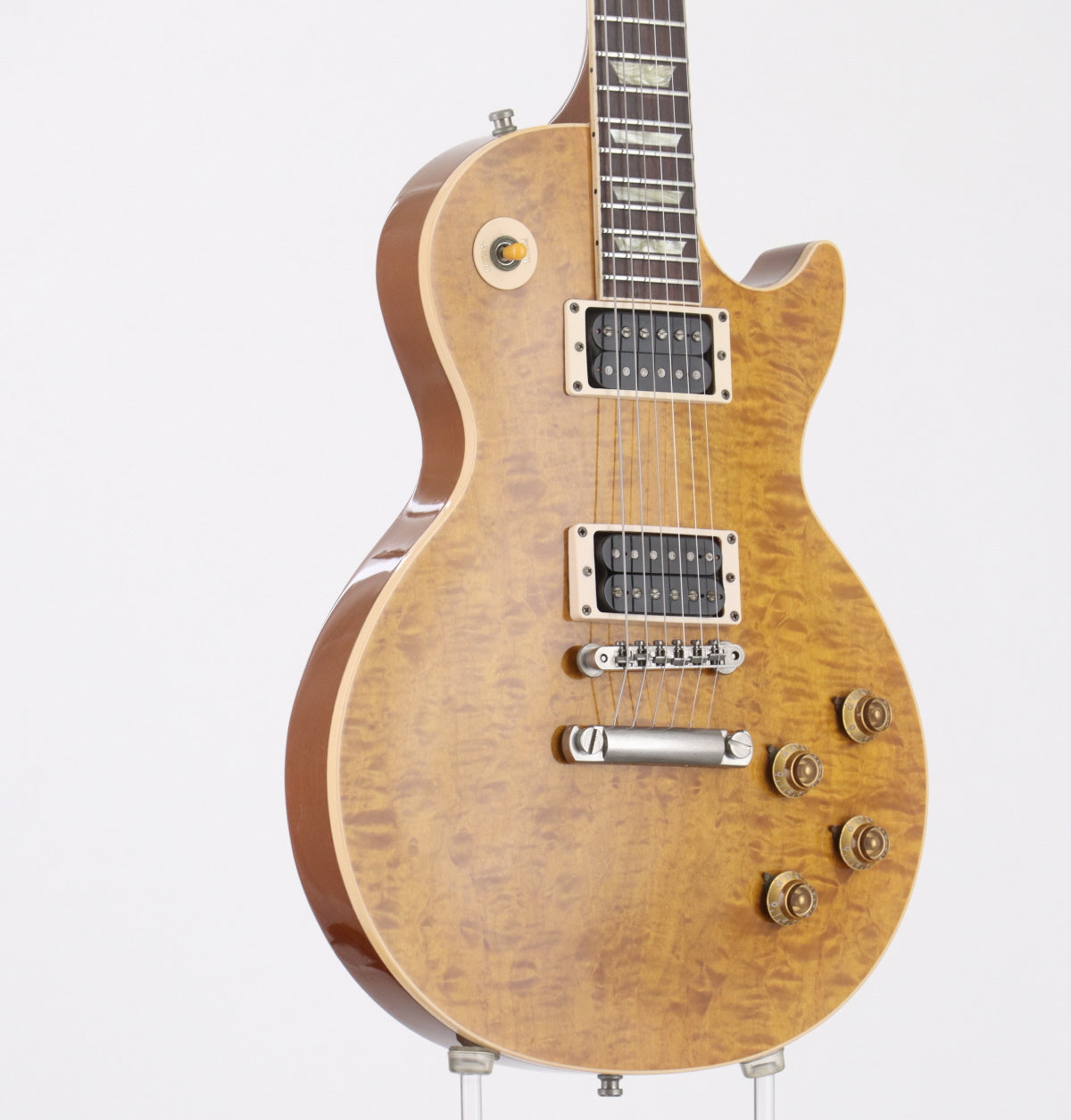 [SN 5 2733] USED GIBSON USA / Les Paul Classic Premium Plus Trans Amber 1995 [10]