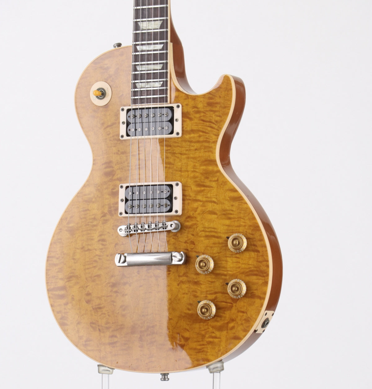 [SN 5 2733] USED GIBSON USA / Les Paul Classic Premium Plus Trans Amber 1995 [10]