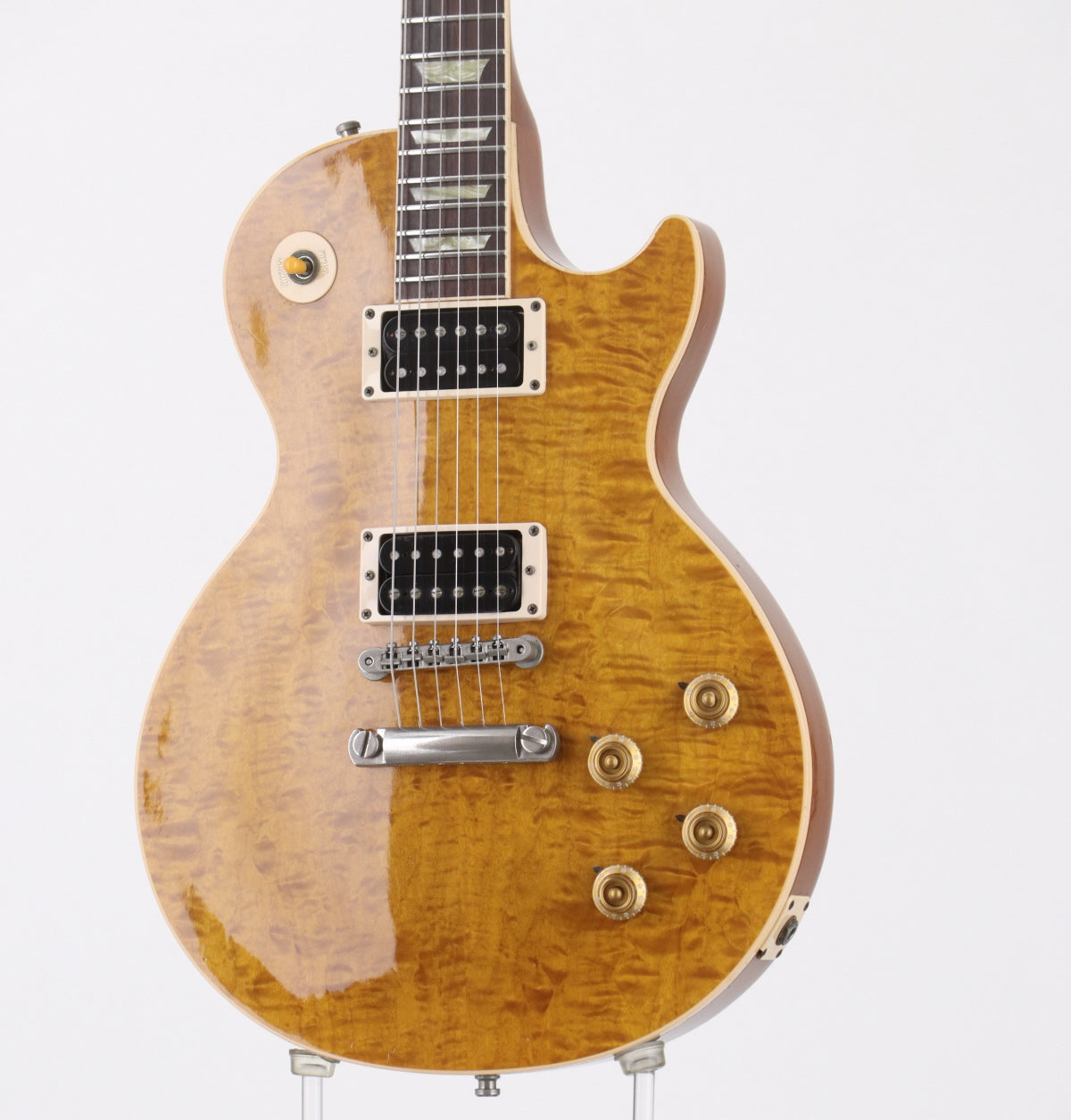 [SN 5 2733] USED GIBSON USA / Les Paul Classic Premium Plus Trans Amber 1995 [10]