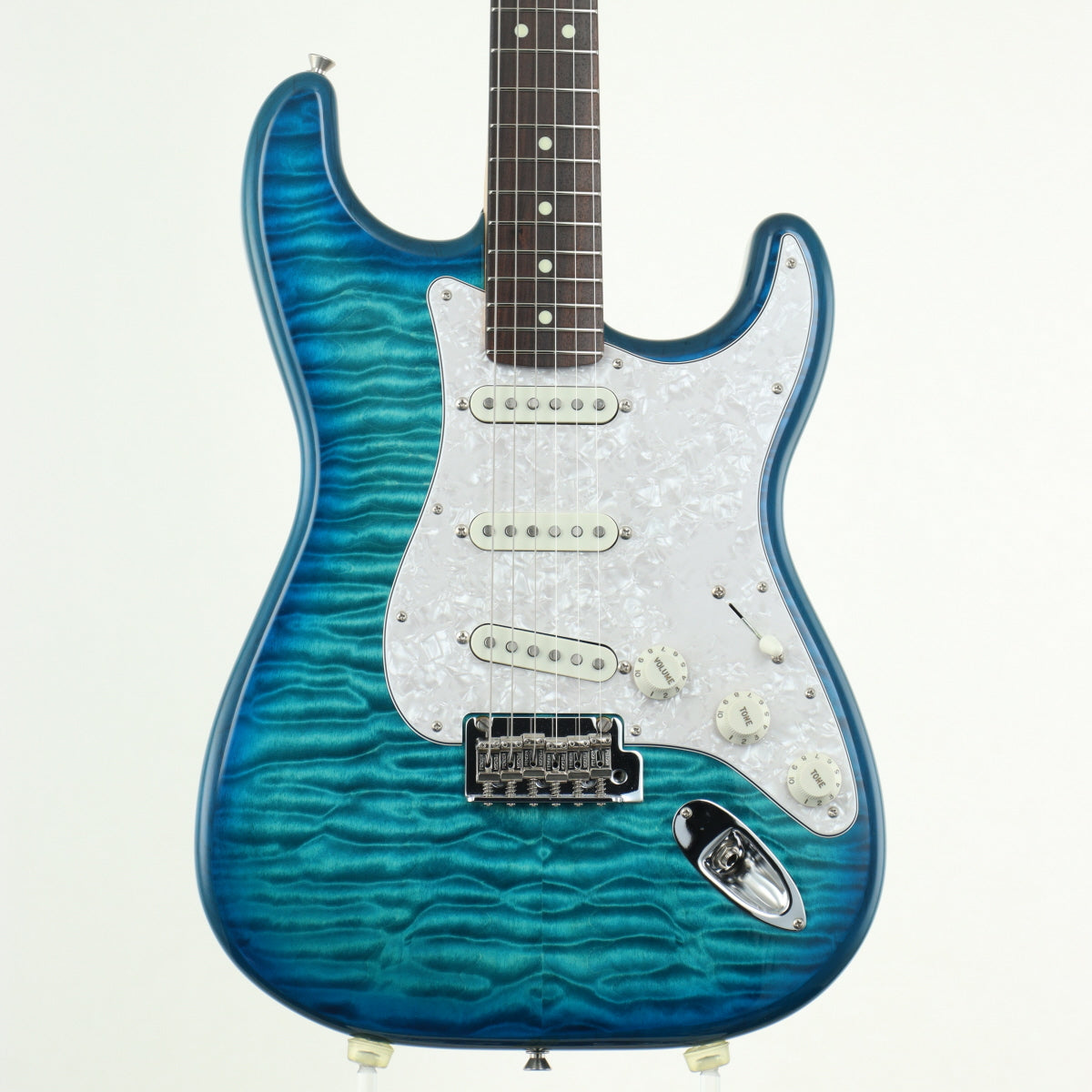 [SN JD24003124] USED Fender / 2024 Collection Made in Japan Hybrid II Stratocaster QMT Aquamarine [11]