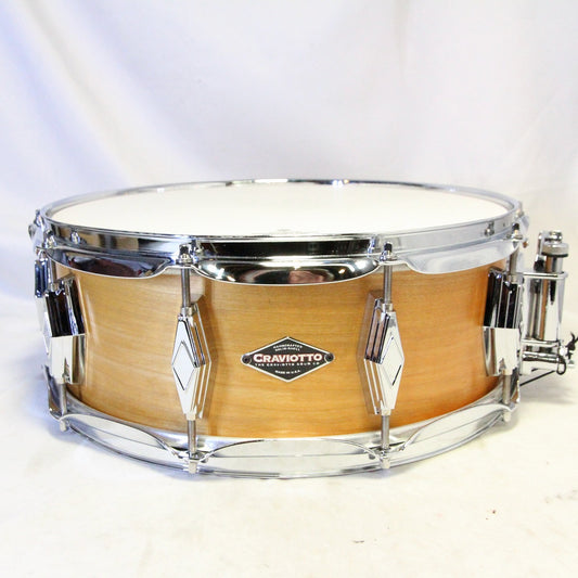 USED CRAVIOTTO / UNLIMITED Solid Maple Snare Drum 14x5.5 Craviotto Snare Drum [08]