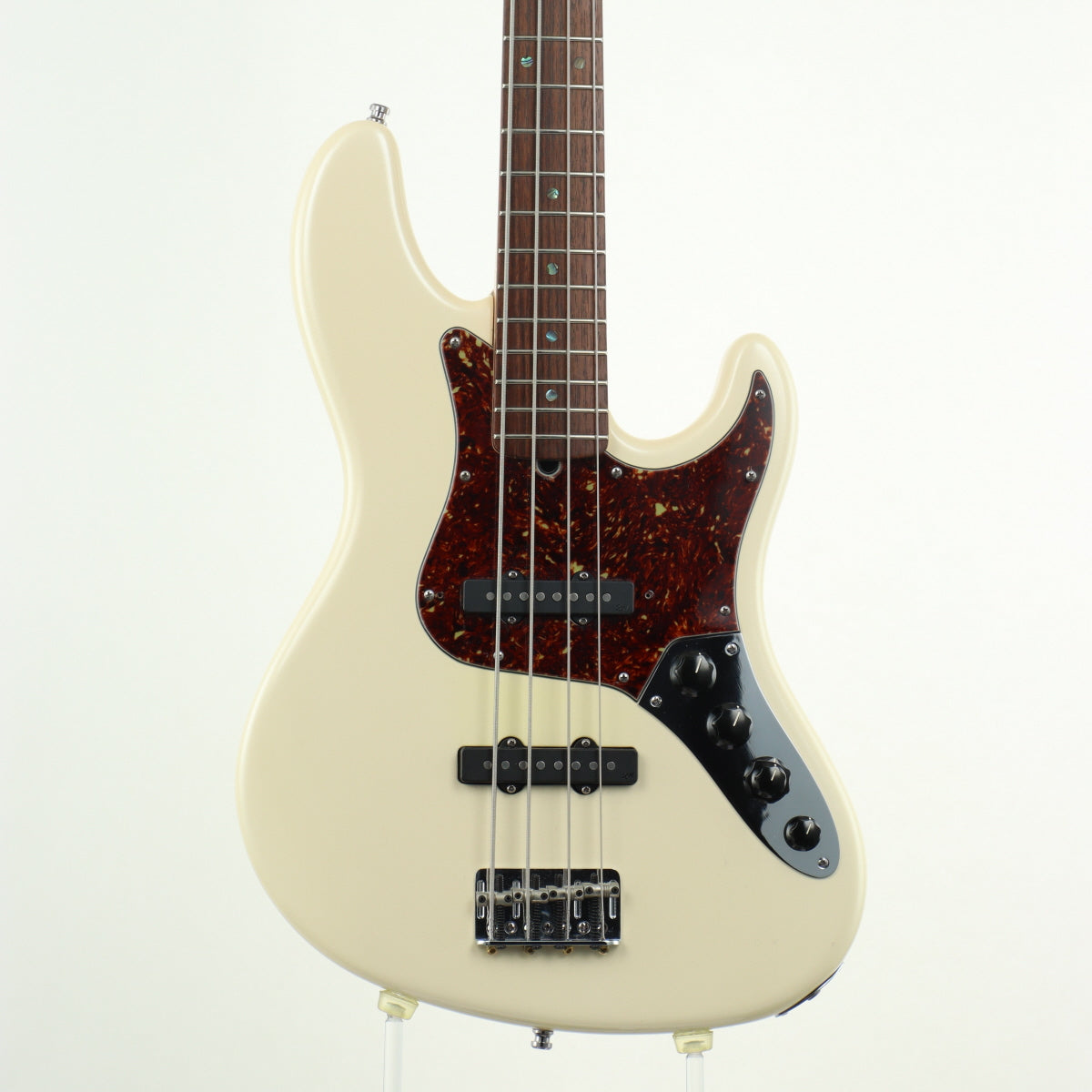 [SN DZ6109622] USED Fender USA / American Deluxe Jazz Bass SCN Pickups Olympic Pearl [12]