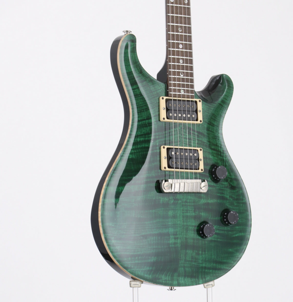 [SN 6 225515] USED Paul Reed Smith / Custom 24 10Top Moon Inlay Emerald Green 1996 [09]