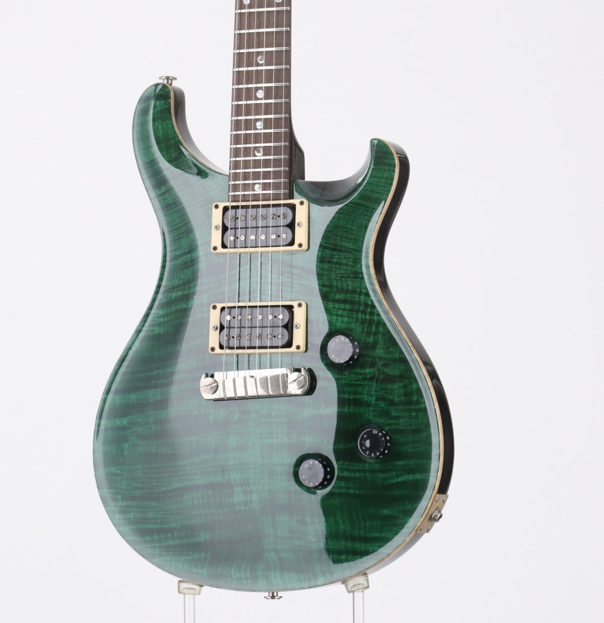 [SN 6 225515] USED Paul Reed Smith / Custom 24 10Top Moon Inlay Emerald Green 1996 [09]