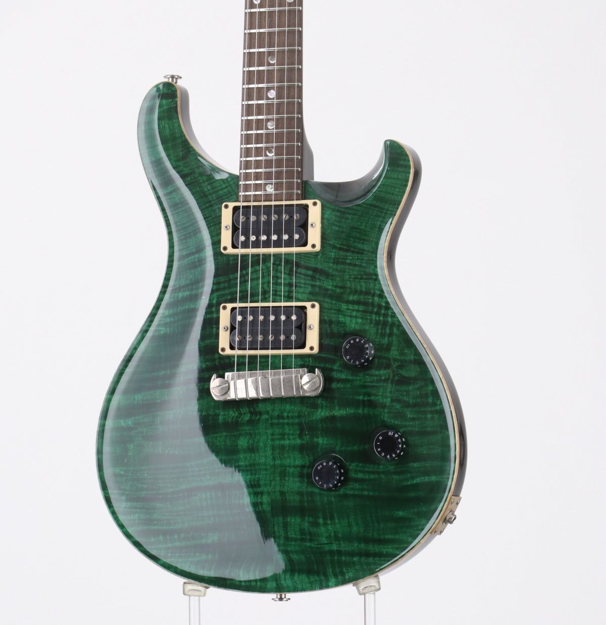 [SN 6 225515] USED Paul Reed Smith / Custom 24 10Top Moon Inlay Emerald Green 1996 [09]