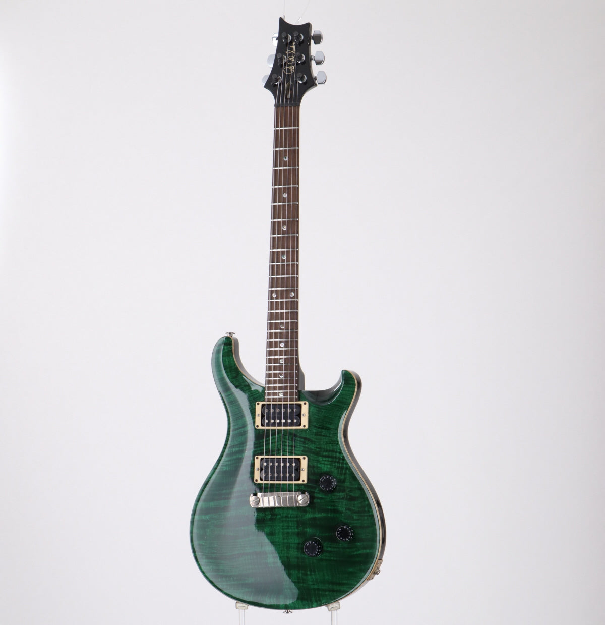 [SN 6 225515] USED Paul Reed Smith / Custom 24 10Top Moon Inlay Emerald Green 1996 [09]