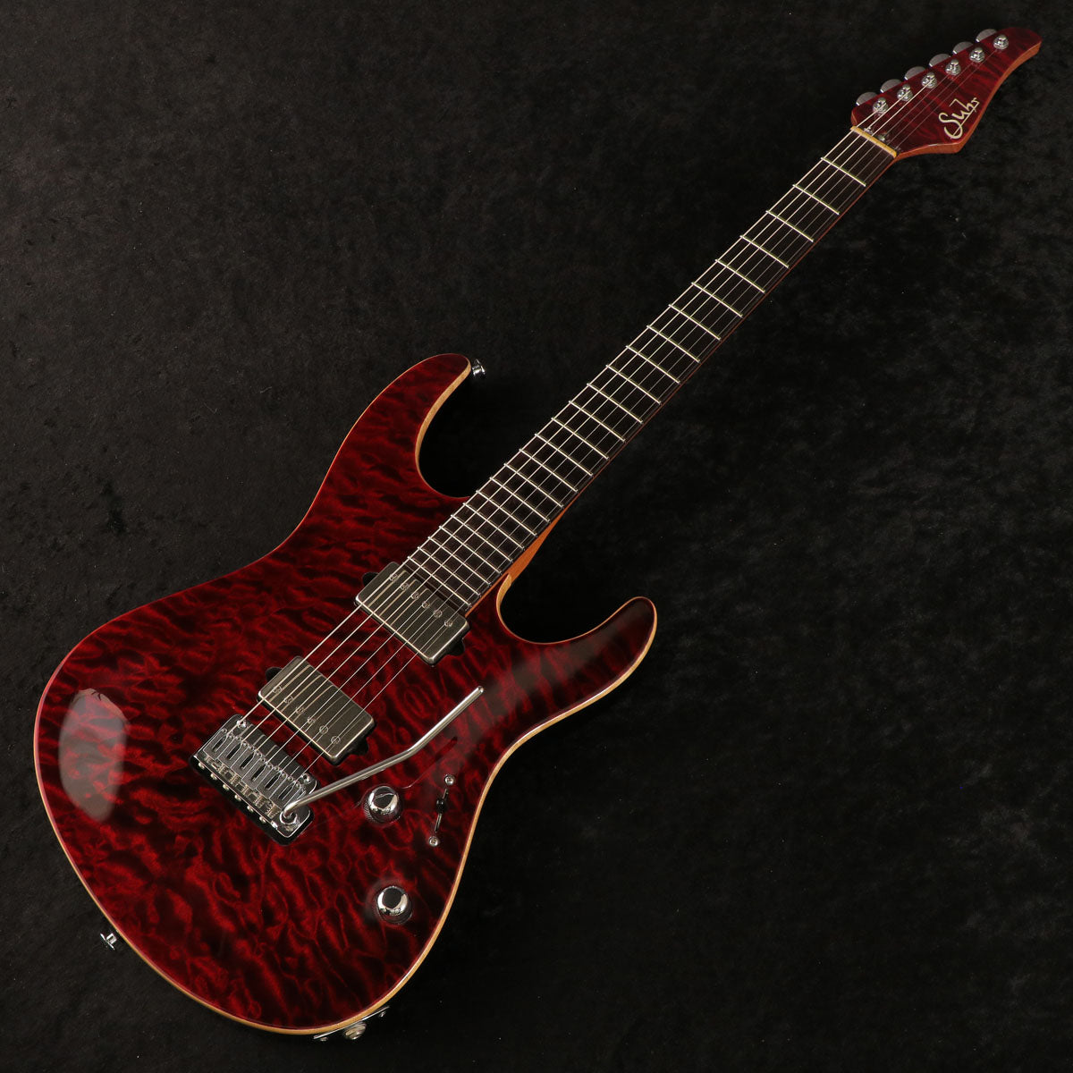 [SN 18017] USED Suhr / JST Modern Carve Top Chili Pepper Red [03]