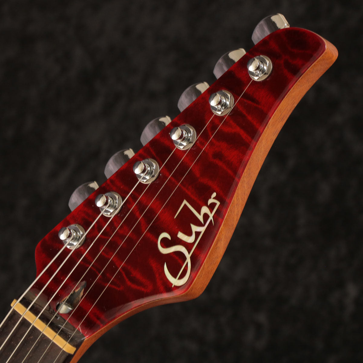 [SN 18017] USED Suhr / JST Modern Carve Top Chili Pepper Red [03]