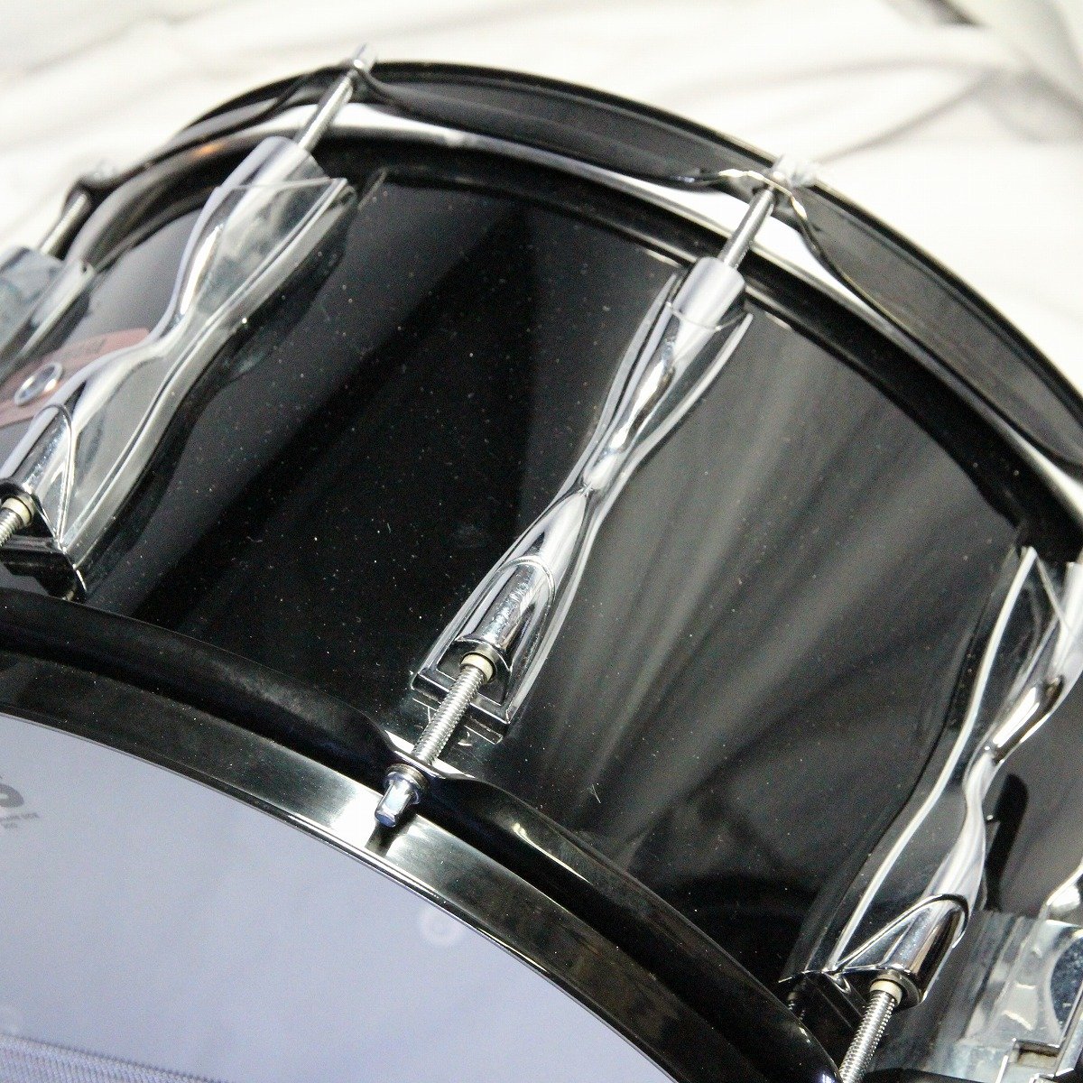 [SN LL-2662] USED YAMAHA / SD980RD SD-9000RD SOLID BLACK 14×8 Yamaha Snare Drum [08]