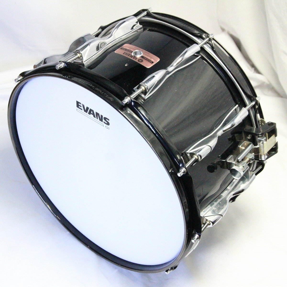 [SN LL-2662] USED YAMAHA / SD980RD SD-9000RD SOLID BLACK 14×8 Yamaha Snare Drum [08]