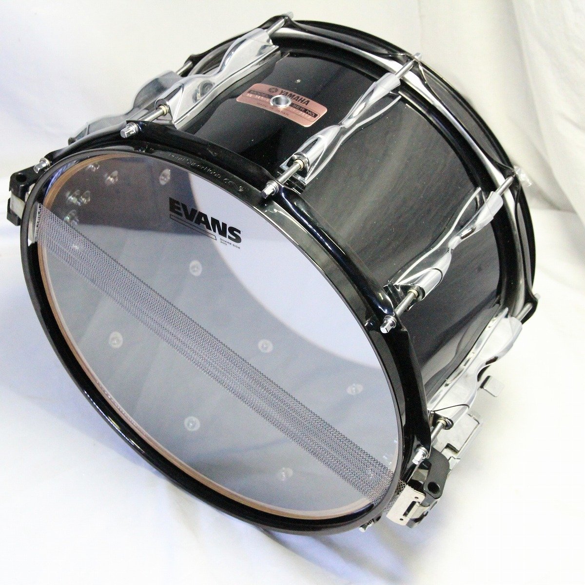 [SN LL-2662] USED YAMAHA / SD980RD SD-9000RD SOLID BLACK 14×8 Yamaha Snare Drum [08]