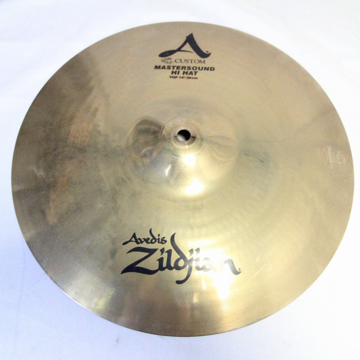 USED ZILDJIAN / A.Custom 14" 1086/1382g Mastersound Hihat Pair [08]