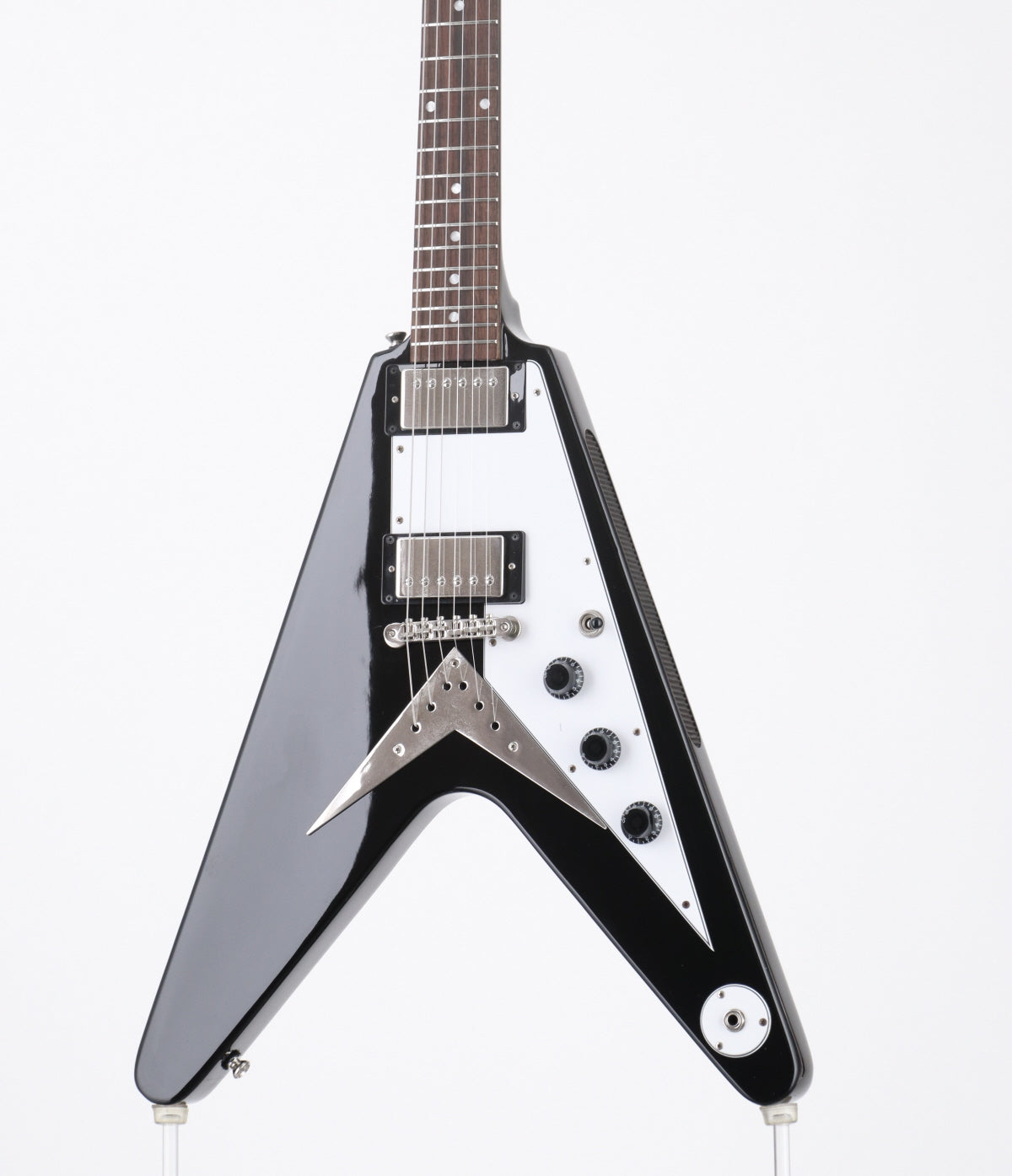 [SN 20081529943] USED Epiphone by Gibson / Inspired by Gibson Flying V Ebony [3.15kg / 2020] Epiphone [08]