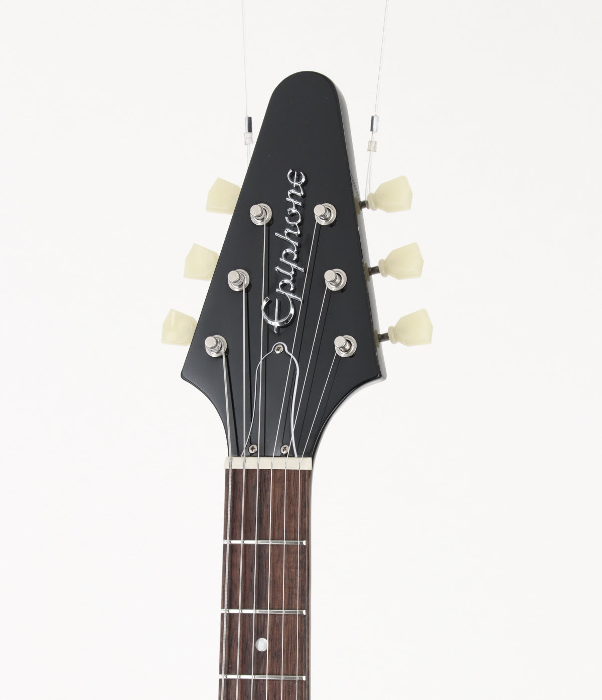 [SN 20081529943] USED Epiphone by Gibson / Inspired by Gibson Flying V Ebony [3.15kg / 2020] Epiphone [08]