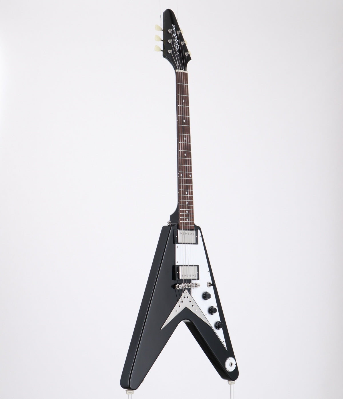 [SN 20081529943] USED Epiphone by Gibson / Inspired by Gibson Flying V Ebony [3.15kg / 2020] Epiphone [08]