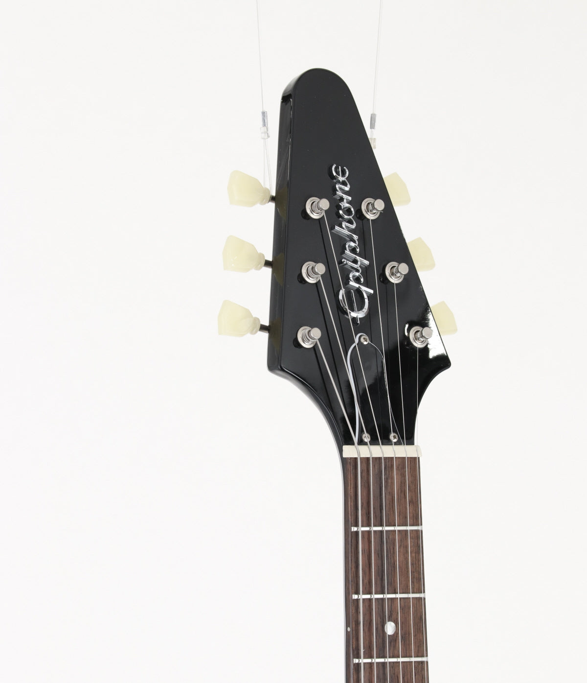 [SN 20081529943] USED Epiphone by Gibson / Inspired by Gibson Flying V Ebony [3.15kg / 2020] Epiphone [08]