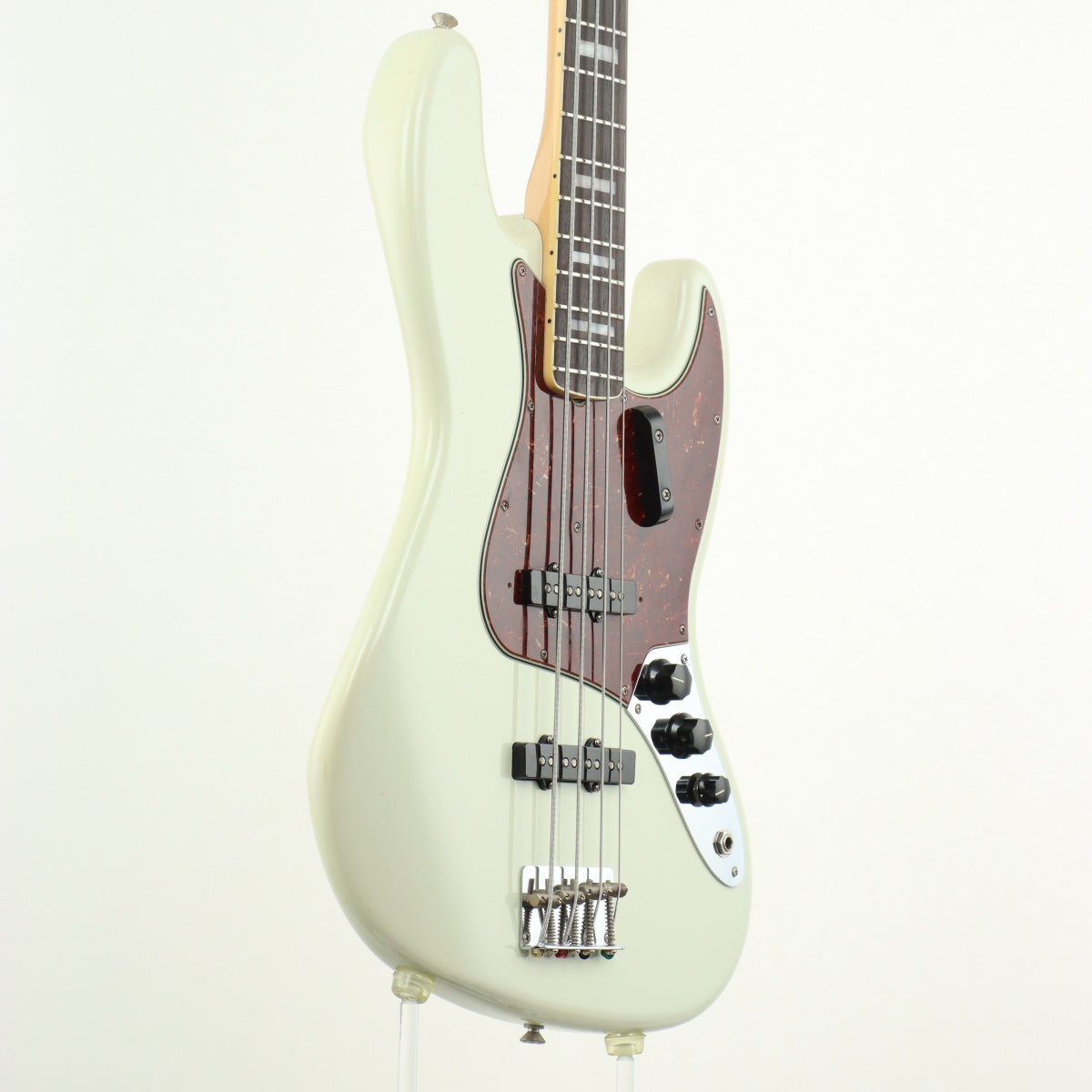 [SN R90537] USED Fender Custom Shop / 1966 Jazz Bass NOS Matching Head Olympic White [20]