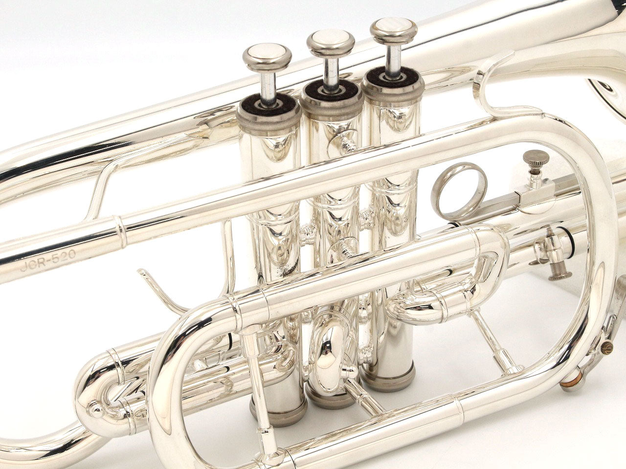 [SN TA06108] USED JUPITER / Cornet JCR-520S Silver plated [09]