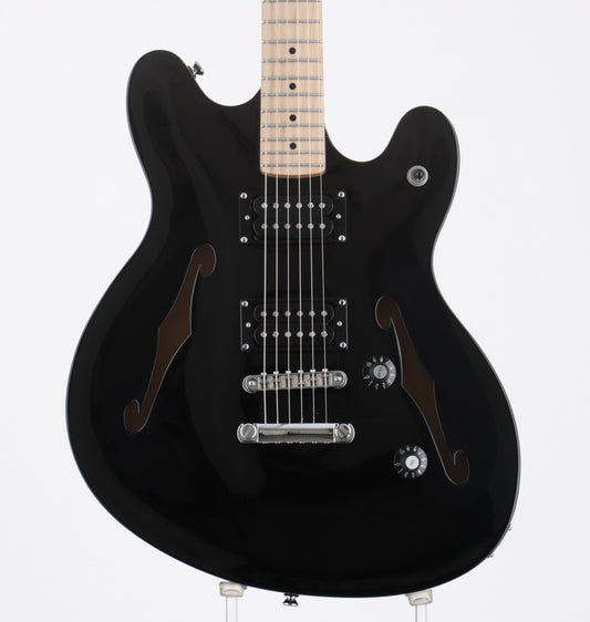 [SN ISSL21011111] USED Squier by Fender / Affinity Series Starcaster Maple Fingerboard Black [3.30kg / made in 2021] Squier Semi-Aco [08]