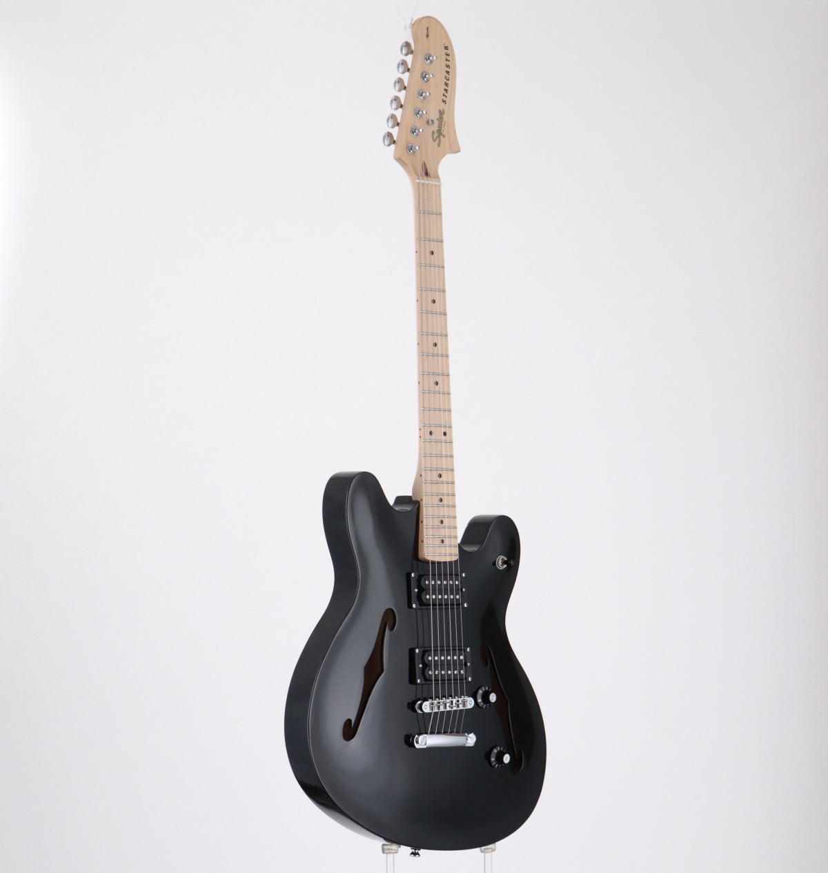 [SN ISSL21011111] USED Squier by Fender / Affinity Series Starcaster Maple Fingerboard Black [3.30kg / made in 2021] Squier Semi-Aco [08]