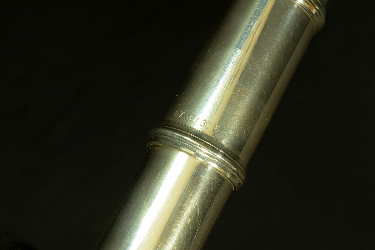 [SN EX31376] USED Muramatsu Muramatsu / EX Flute head pipe silver plated [20]