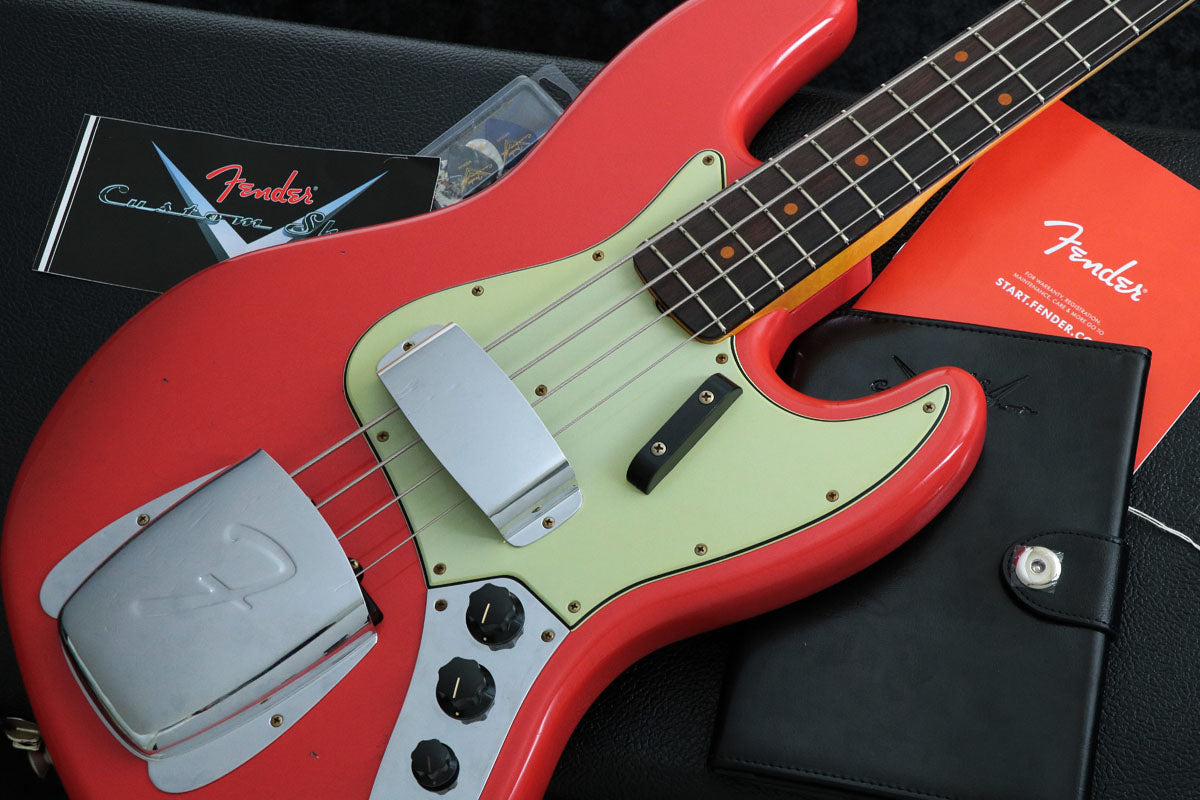 [SN CZ572892] USED Fender Custom shop / 1963 Jazz Bass Journeyman Relic Aged Fiesta Red [03]