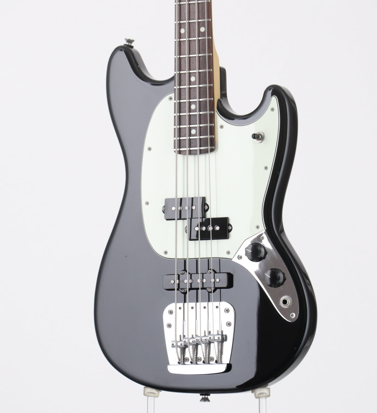 [SN JD19008673] USED Fender / Made in Japan Hybrid Mustang Bass Black [03]