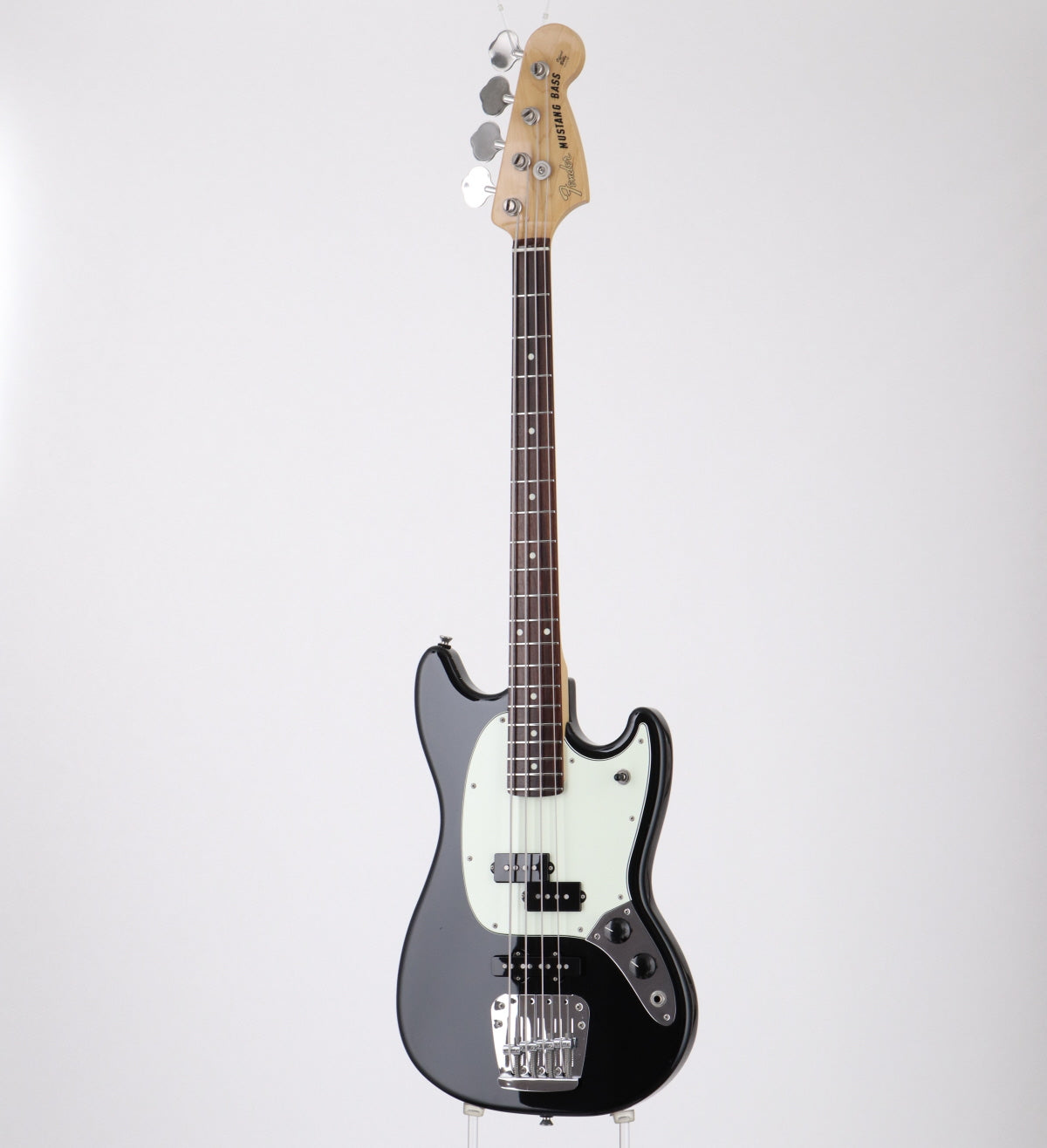 [SN JD19008673] USED Fender / Made in Japan Hybrid Mustang Bass Black [03]