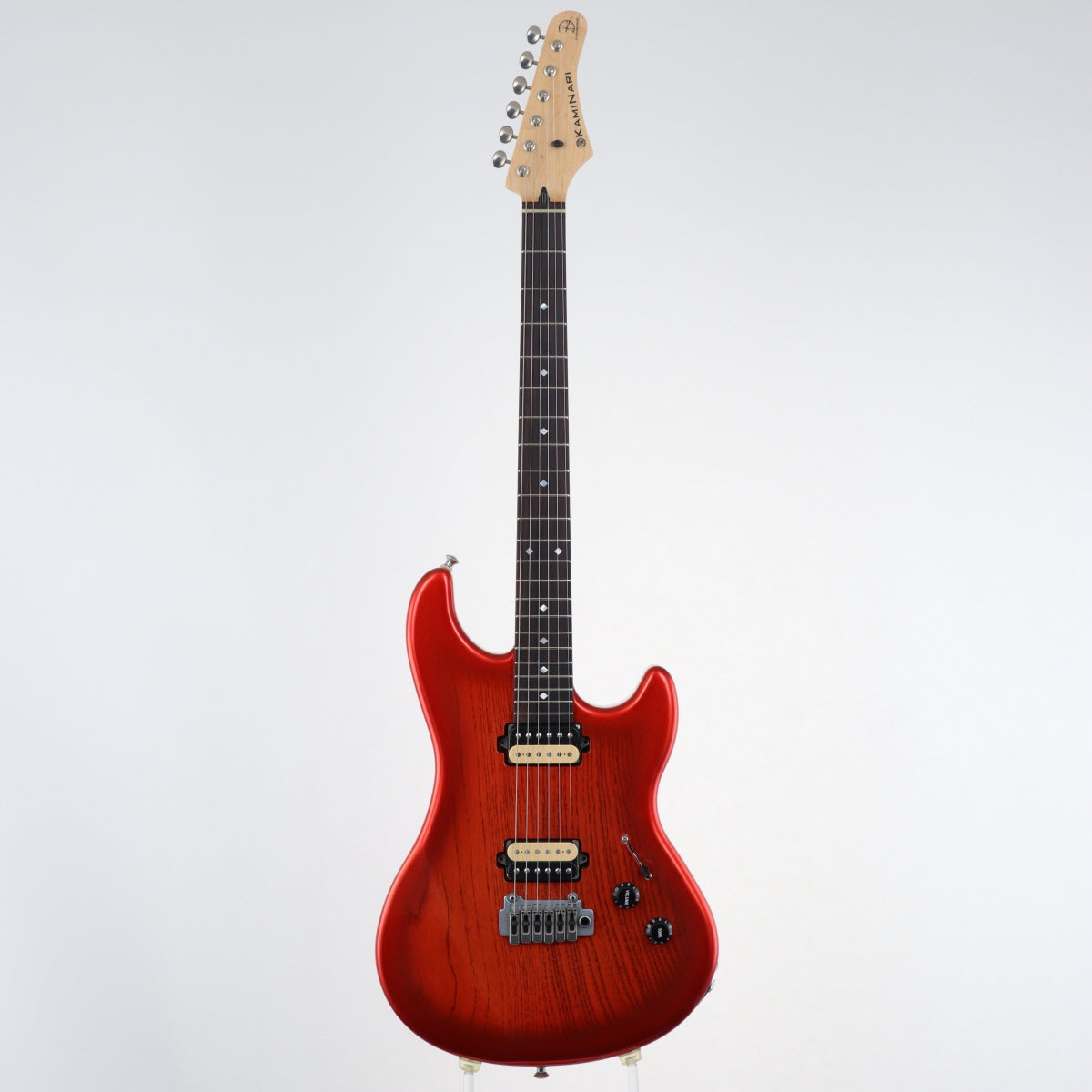 [SN 5074] USED KAMINARI GUITARS / K-LQ02 See Through Metallic Red Burst [12]