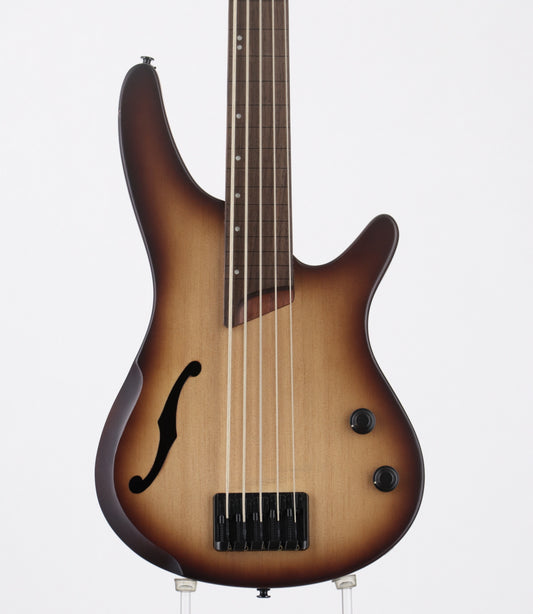 [SN I170917405] USED IBANEZ / Bass Work Shop Series SRH505F Natural Browned Burst Flat [3.41kg / 2017] IBANEZ Fretless [08]