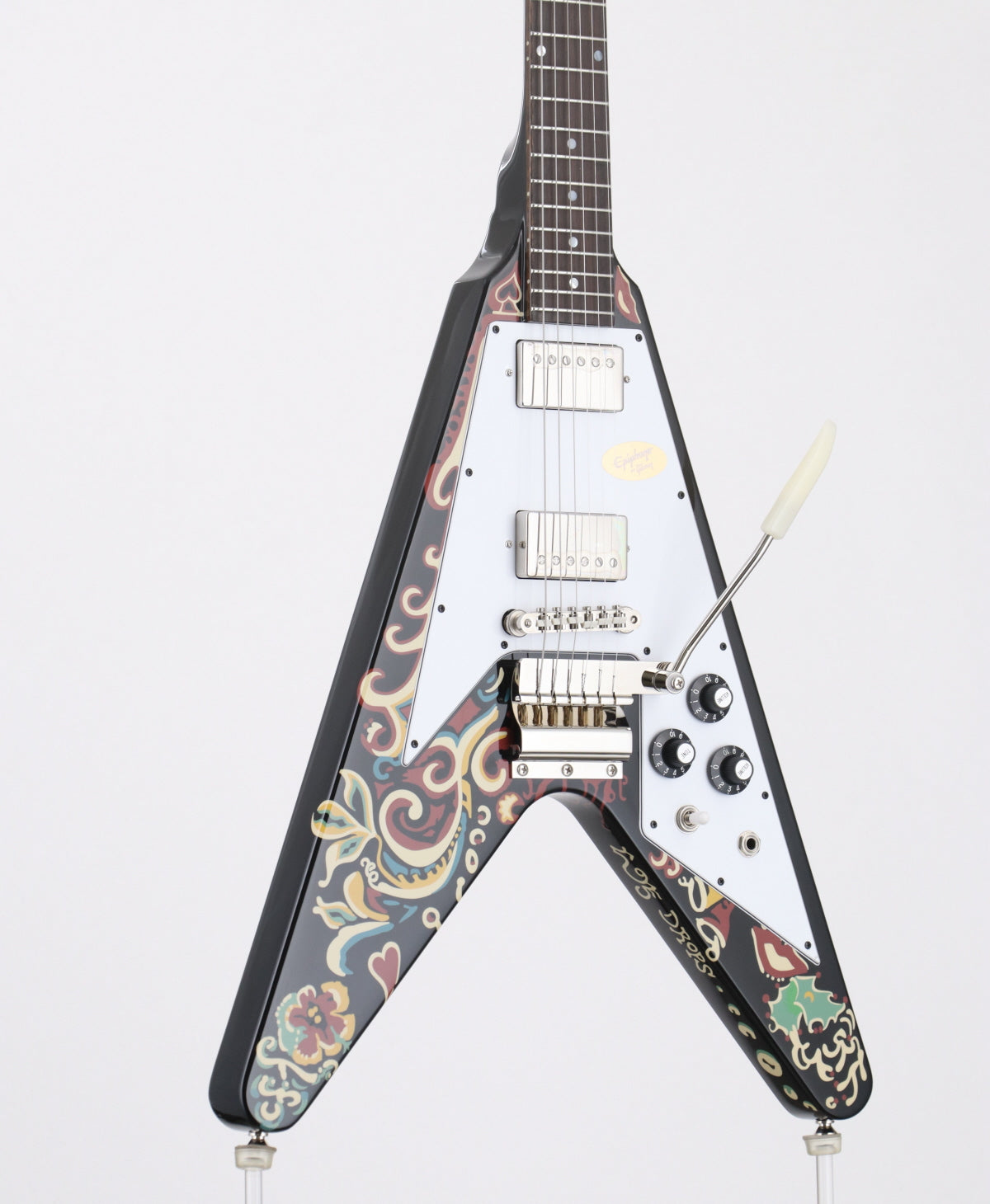 [SN 24071522151] USED Epiphone / Jimi Hendrix Love Drops Flying V Ebony 2024 [09]