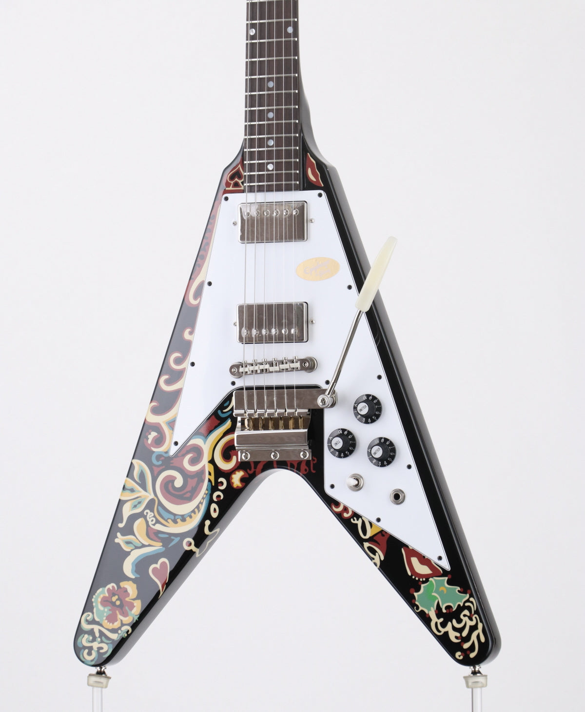 [SN 24071522151] USED Epiphone / Jimi Hendrix Love Drops Flying V Ebony 2024 [09]