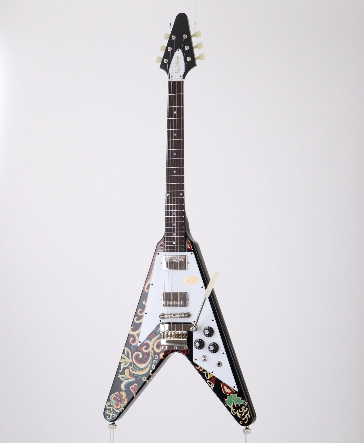 [SN 24071522151] USED Epiphone / Jimi Hendrix Love Drops Flying V Ebony 2024 [09]