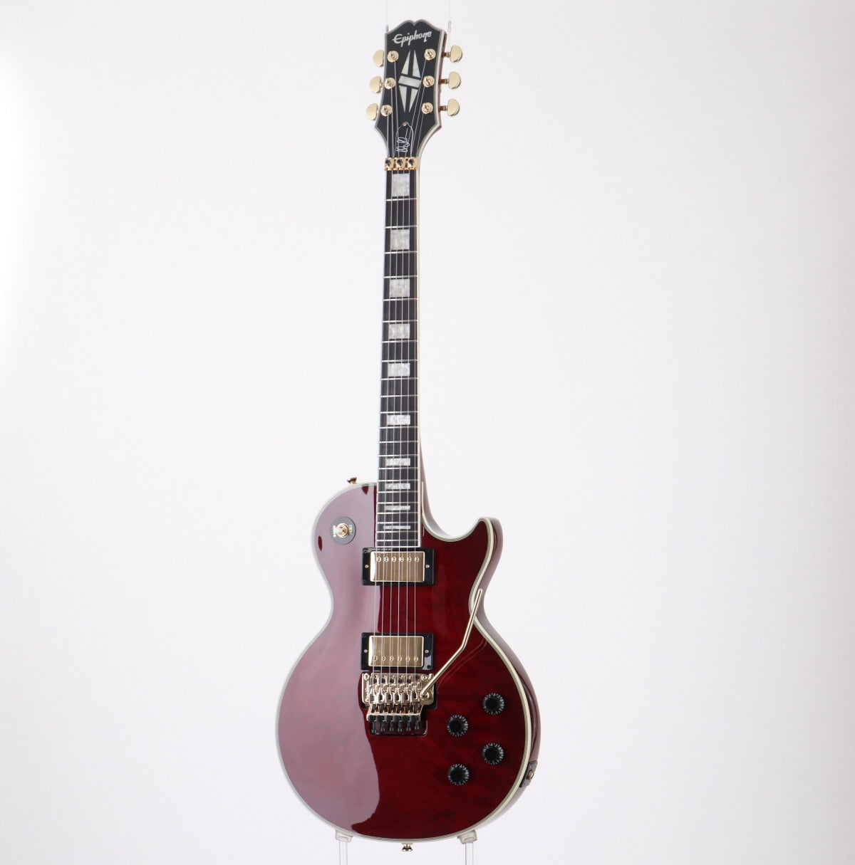 [SN 22081534014] USED Epiphone / Alex Lifeson Les Paul Custom Axcess Quilt Ruby 2022 [09]