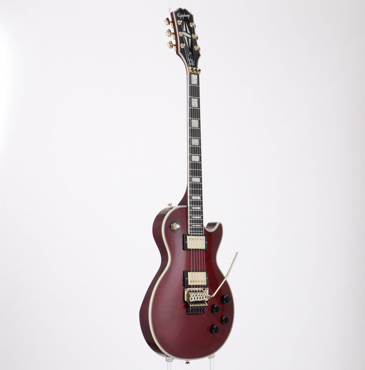 [SN 22081534014] USED Epiphone / Alex Lifeson Les Paul Custom Axcess Quilt Ruby 2022 [09]