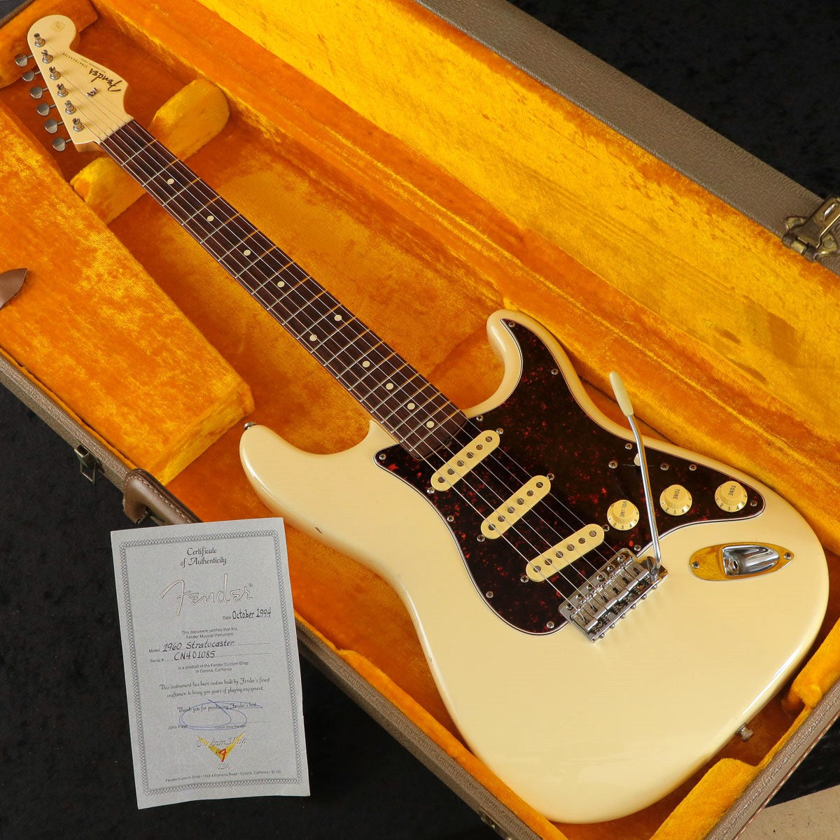 [SN CN401085] USED Fender Custom Shop / 1960 Stratocaster Olympic White [03]