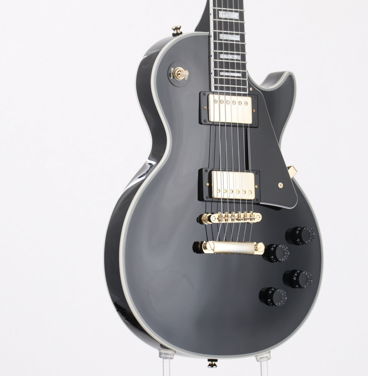 [SN 24091522480] USED Epiphone / Inspired by Gibson Les Paul Custom Ebony [made in 2024/4.14kg] Epiphone Les Paul Custom [08]