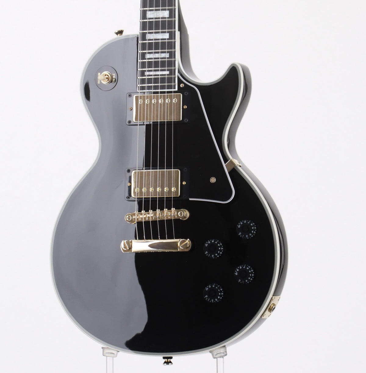 [SN 24091522480] USED Epiphone / Inspired by Gibson Les Paul Custom Ebony [made in 2024/4.14kg] Epiphone Les Paul Custom [08]