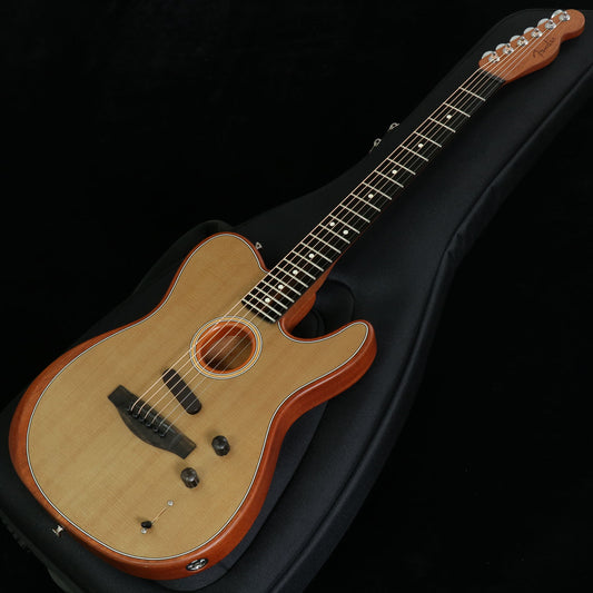 [SN US193096] USED Fender USA / American Acoustasonic Telecaster Ebony Fingerboard Sonic Gray [2019] Fender Acoustasonic [08]