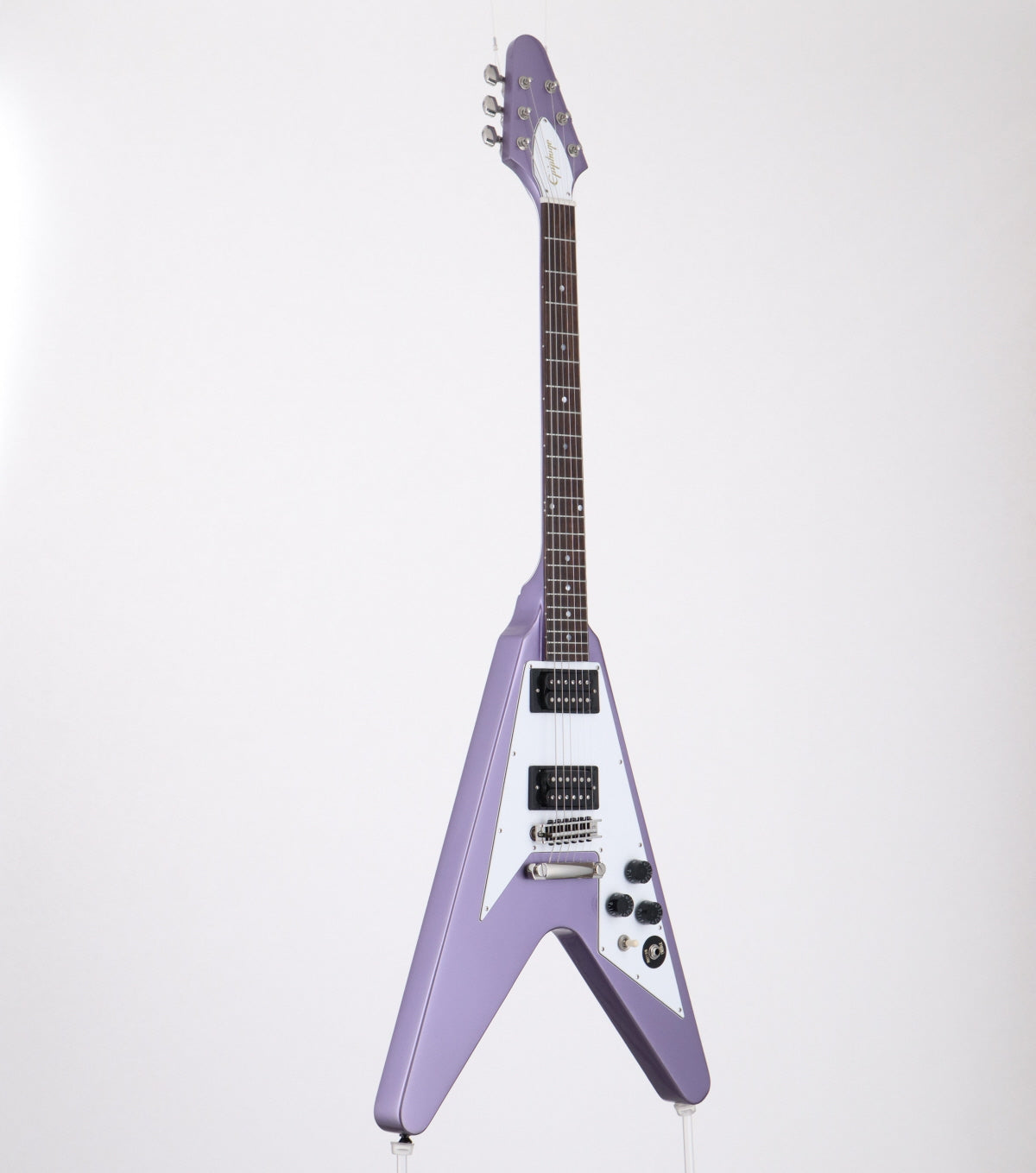 [SN 23061520452] USED Epiphone / Kirk Hammett 1979 Flying V Purple Metallic 2023 [09]